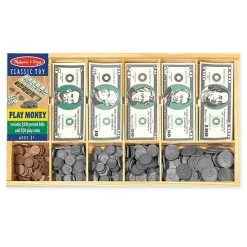 Melissa And Doug Classic Toy Play Money Set Multi-color