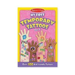 Melissa And Doug My First Temporary Tattoos Pink Set Multi-color