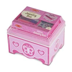 Melissa And Doug Decorate Your Own Wooden Jewelry Box Multi-color