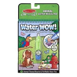 Melissa And Doug On The Go Water Wow Water Animals Reveal Pad Multi-color