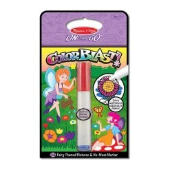Melissa And Doug On The Go Fairies Color Blast With Marker Set Multi-color
