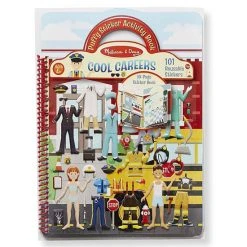 Melissa And Doug Cool Careers Reusable Puffy Sticker Activity Book Multi-color