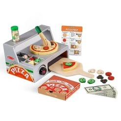 Melissa And Doug Melissa & Doug® Top & Bake Pizza Counter 34-Piece Playset Multi