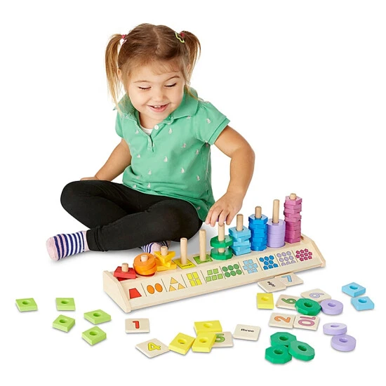 Melissa And Doug Melissa & Doug® Counting Shape Stacker Multi - Image 2