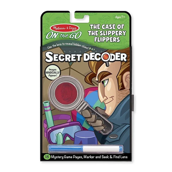 Melissa And Doug On The Go Secret Decoder Flippers Set Multi-color
