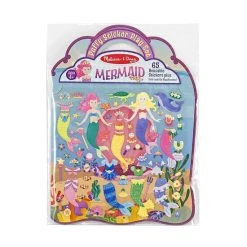 Melissa And Doug Mermaid Reusable Puffy Sticker Activity Book Multi-color